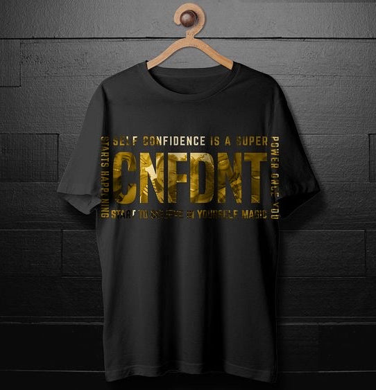 Confident Yellow Short-Sleeve T-Shirt